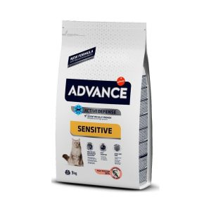 Advance Sensitive Salmón y Arroz GATOS 3kg