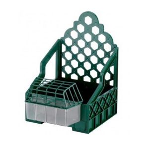 Soporte plástico para jaula perdiz reclamo 26 x 33 x 39 cm