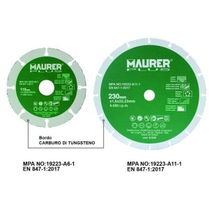 DISCO TAGLIO UNIVERSALE LEGNO DIAM.MM.115 MAURER
