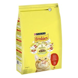 Friskies Adult Buey con Pollo y Verduras Pienso para Gatos