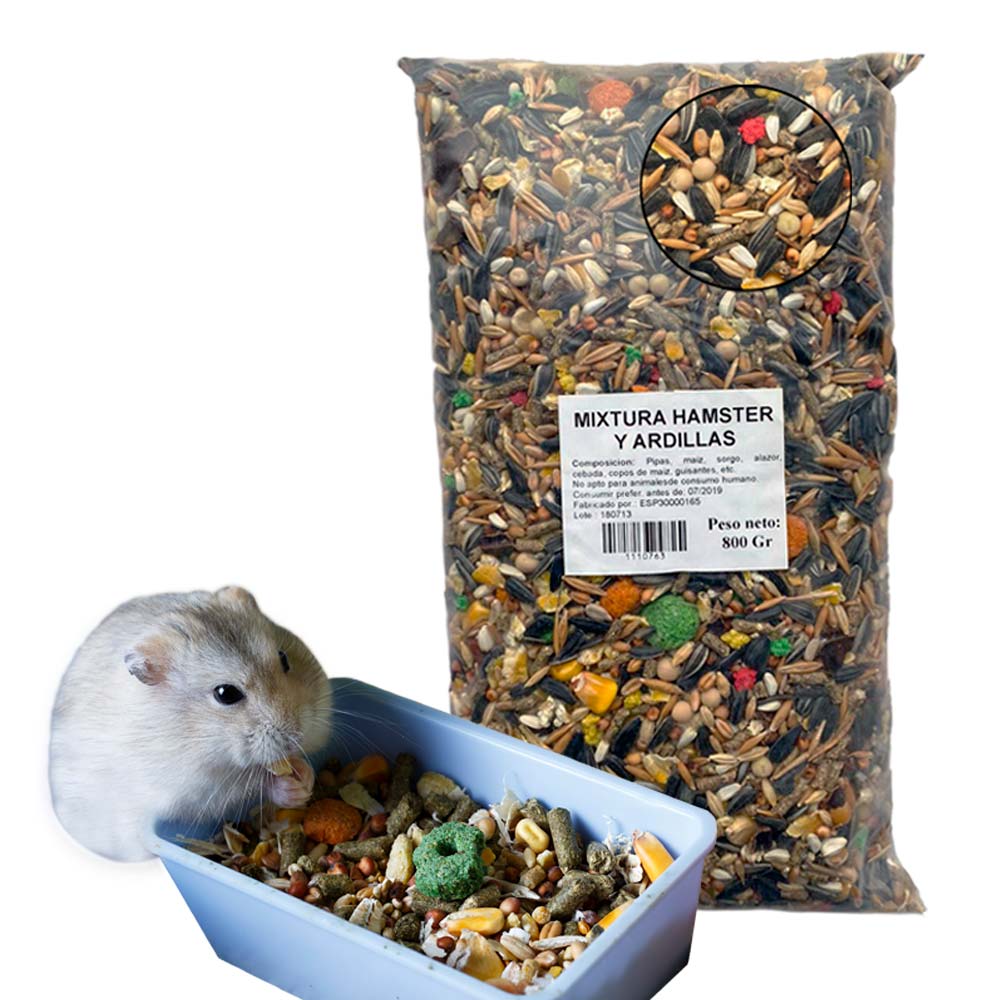 Mixtura Hamster Y Ardillas Peguer 800gr