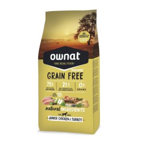 OWNAT JUNIOR PRIME GRAIN FREE POLLO Y PAVO