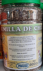 Semilla de Chía PEGUER (900gr)
