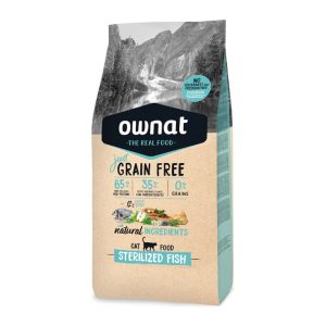 OWNAT JUST GRAIN FREE ESTERILIZADO PESCADO