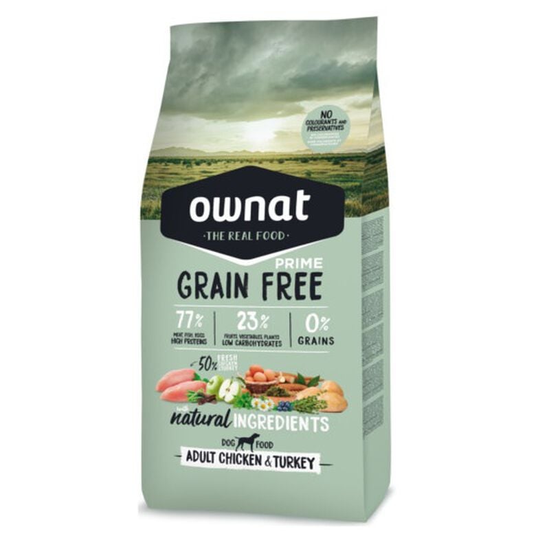 OWNAT GRAIN FREE ADULT POLLO Y PAVO