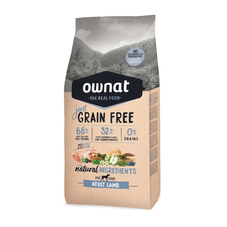 OWNAT JUST GRAIN FREE ADULT CORDERO