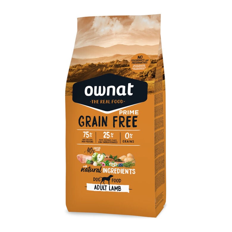 OWNAT PRIME GRAIN FREE ADULTO CORDERO
