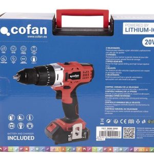 Taladro Percutor a Batería con 1300 rpm | Batería Li-ion de 20V - 1