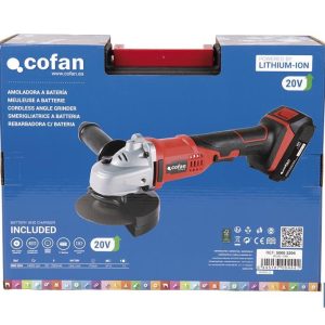 Amoladora a Batería | Batería Li-ion de 20V y 2
