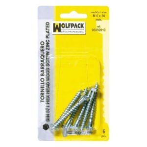 TORNILLO BARRAQUERO WOLFPACK (1 PAQUETE)