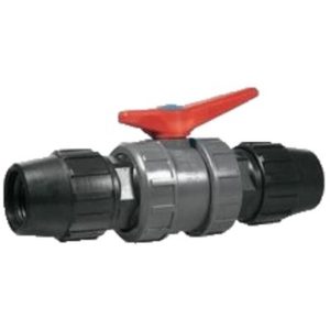 Llave Válvula Esfera De Polietileno Con Acoples