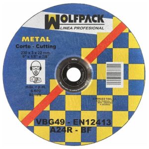 Disco Corte Abrasivo Metal 230x3