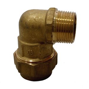 Codo Rosca Macho Latón