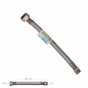 Latiguillo Flexible Reforzado Acero Inoxidable Termo