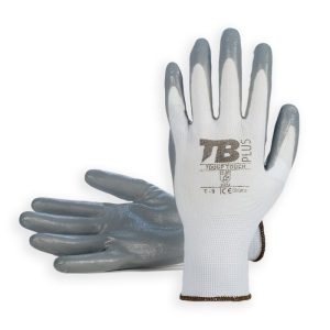Guantes de Poliéster con Palma Revestida en Nitrilo TOUCH