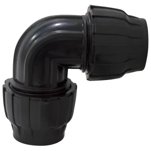 Codo Iguales de Polipropileno Ø63mm negro