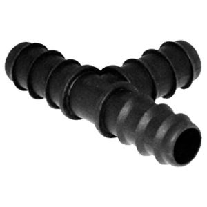 T Dentado para Riego por Goteo De 16mm A 20mm Plástico Negro