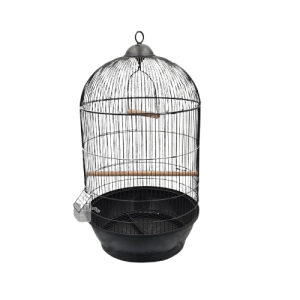 Jaula Jamaica Negra 70 X 40cm para Periquitos