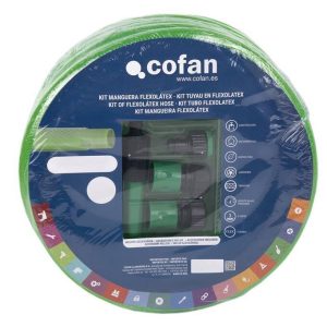 Kit de Manguera Flexolátex Translúcida Con Accesorios COFAN