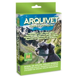 Arquivet Bozal Nylon para Perros Controla Tirones Cierre Rápido Ajustable