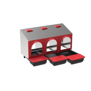 Ponedero Interior Metálico Platinum 3 Departamentos COPELE