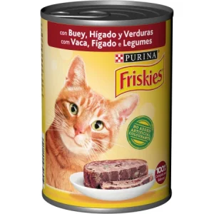 Friskies Adult Buey e Hígado en Paté Lata para Gatos 400 GR