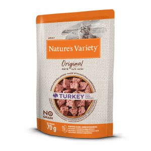Nature's Variety Original Adult pavo sobre para gatos 70 G